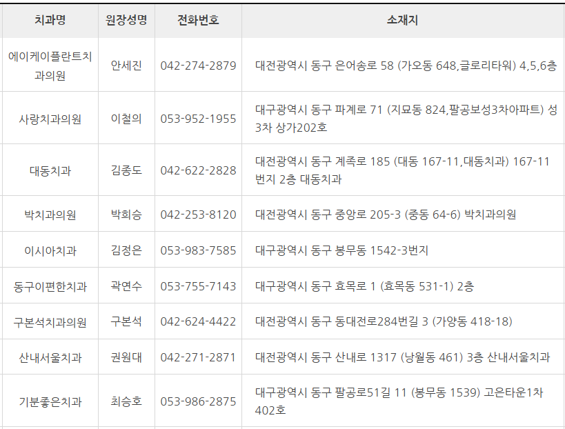 대전 동구