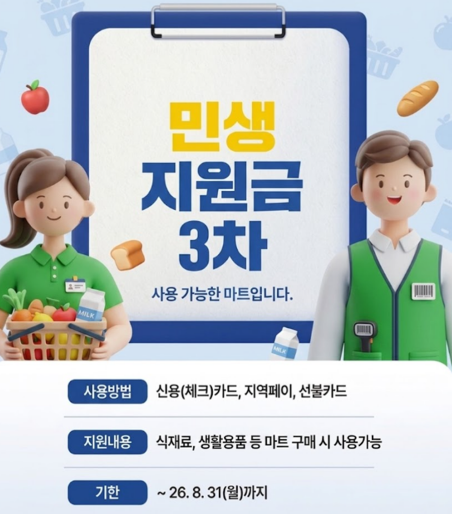 회현동 고유가 피해지원금 사용 가능한 마트 회현동 고유가 피해지원금 사용 가능한 마트